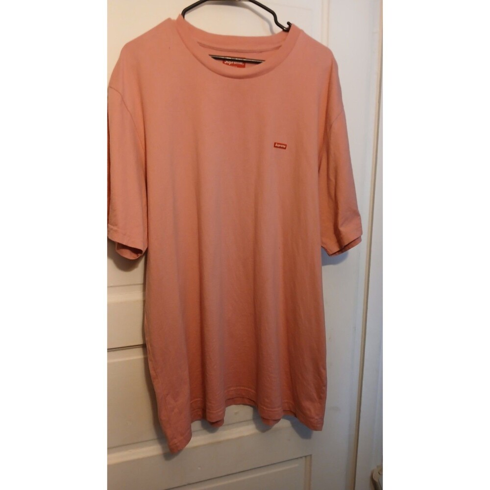 SUPREME Small Box Logo T Shirt Size XL pink